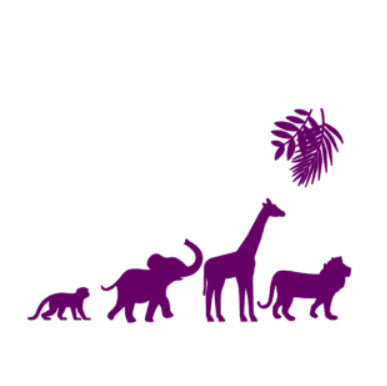 Sticker jungle dieren