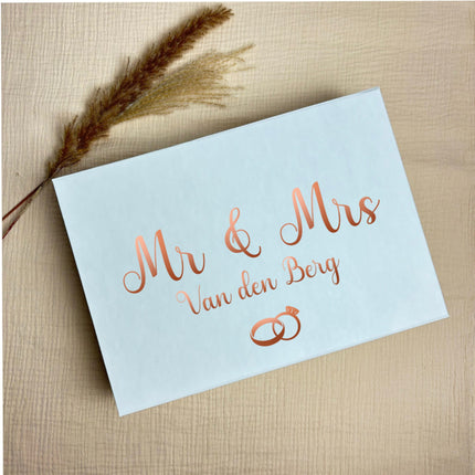 Magneetbox Mr & Mrs | Luxe Bewaardoos | Cadeaudoos