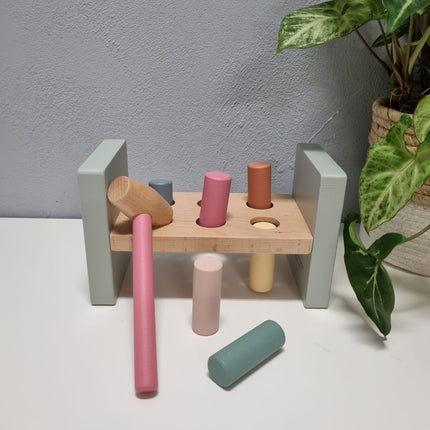 Kid’s concept Hammerbench EDVIN | Houten hamerbank met naam