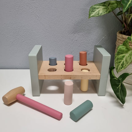 Kid’s concept Hammerbench EDVIN | Houten hamerbank met naam